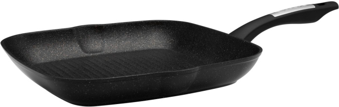 Сковорода-гриль Polaris Monolit 28G, 28x28, антипригарное покрытие, алюминиевая [15264]