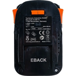 Аккумулятор L1840S 18В, 4Ач, Li-Ion AEG 4935478636