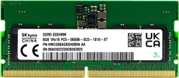 Оперативная память Hynix 8ГБ DDR5 5600 МГц HMCG66AGBSA095N 8 ГБ, 1 модуль DDR5 SO-DIMM, частота 5600 МГц, напряжение 1.1 В