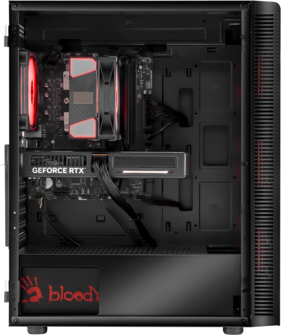 Компьютер BLOODY BD-PC CB76T2 Tower Intel Core i5 14400F,  DDR5 32ГБ, 1ТБ(SSD),  NVIDIA GeForce RTX 5060 - 8 ГБ,  Windows 11 Home,  черный [2141962]