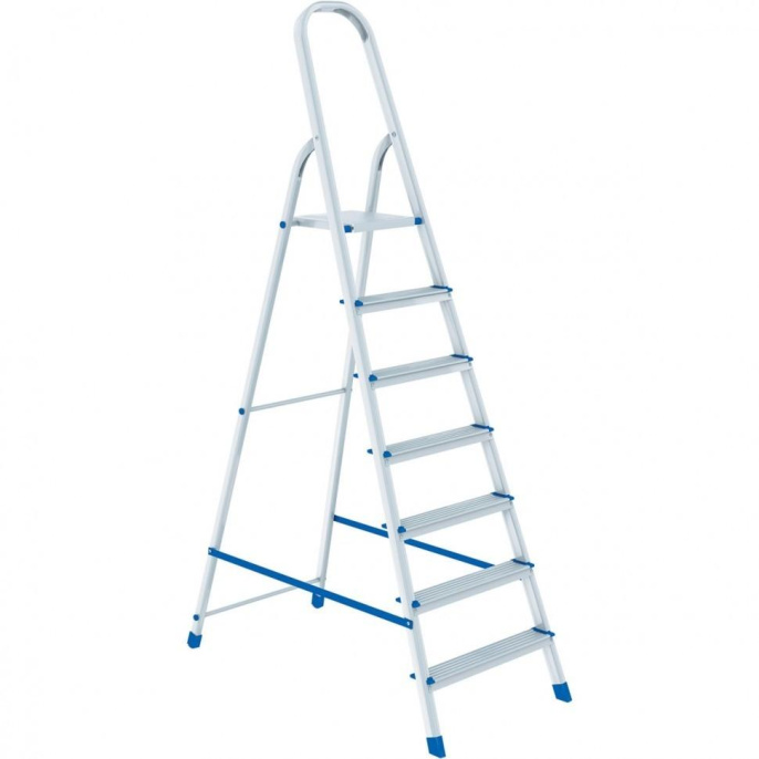 СИБРТЕХ Стремянка, 7 ступеней, алюминиевая, Россия [97717] (97717 *)