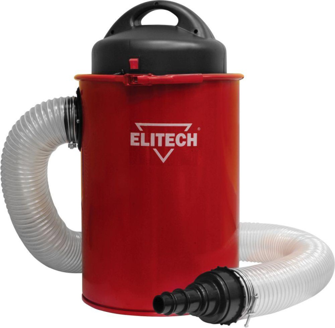 Строительный пылесос Elitech ПДС 1100К 1100Вт уборка: сухая красный