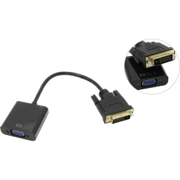 Кабель-адаптер NoName DVI-D 25M-- VGA 15F