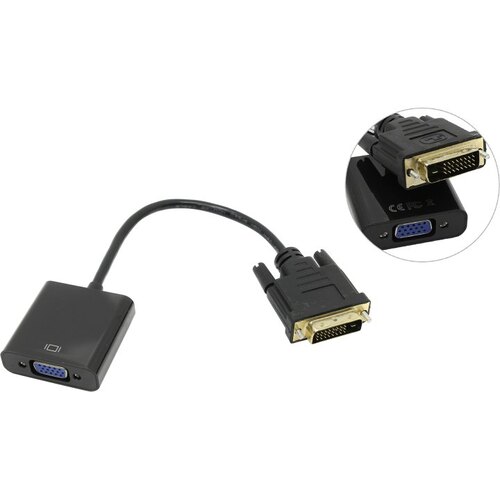Кабель-адаптер NoName DVI-D 25M-- VGA 15F