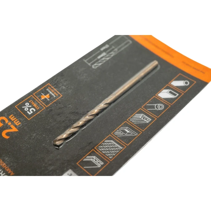 Сверло по металлу HSS-Co (2.5х30х57 мм) AEG AAKHSSCBT2-5 4932479324