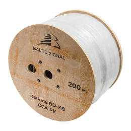 Кабель BALTIC SIGNAL коаксиальный 8D-FB CCA PE черный