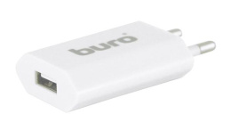 Сетевое зарядное устройство Buro TJ-164w,  USB-A,  5Вт, 1A, белый