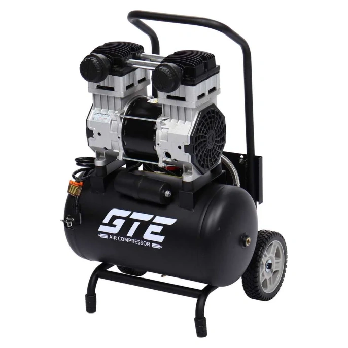 Компрессор безмасляный GTE, 220 В, ресивер 30 л, 140 л/мин, HMP030140B 423343