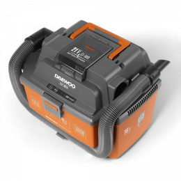 Строительный пылесос Daewoo DAVC 1621Li SET,  аккумуляторный,  оранжевый