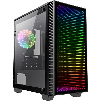 Корпус Minitower GameMax Mini Abyss MicroATX без БП с окном