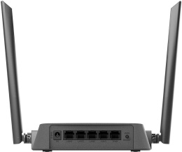 Wi-Fi роутер D-Link DIR-615/Z1A,  Wi-Fi 4,  N300,  2.4ГГц, 4 LAN,  черный
