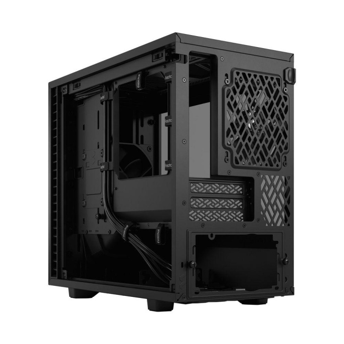 Корпус Case Fractal Design Define 7 Nano TG Light Tint, Mini-Tower, 1x120mm + 1x140mm, 2xUSB-A 2.0 + 2xUSB-A 3.2 + 1xUSB 3.2 Type-C mITX, mDTX Black FD-C-DEF7N-02