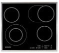 Электрическая варочная поверхность Samsung NZ64T3516CK/WT, конфорок: 4 шт.,  стеклокерамика,  независимая, черный