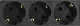 Сетевой удлинитель 5bites SP3B-118E Black 1.8м ( 3 розетки )