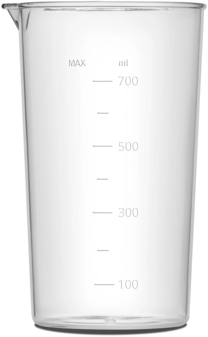 Блендер Galaxy Line GL2145 7020121450 погружной, 1300 Вт, 16000 об/мин, объем чаши: 0.5 л, объем мерного стакана: 0.7 л, плавная регулировка скорости, турбо режим, медный двигатель DC, кабель питания: 1 м, цвет: белый