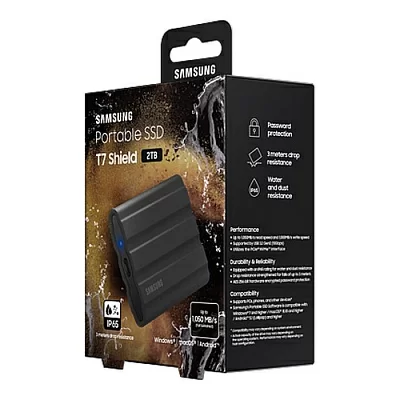 Накопитель SSD 2 Tb USB3.2 Samsung T7 Shield MU-PE2T0S/WW