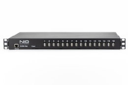 Сетевой концентратор USB NIO-EUSB 16ep USB/IP хаб на 16 портов с 1 блоком питания