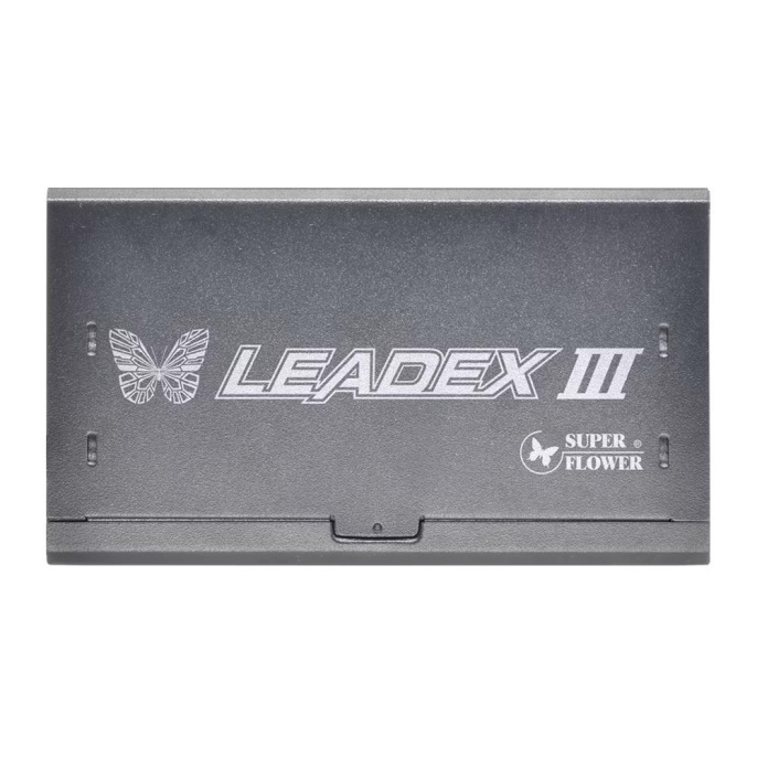 Блок питания Super Flower Leadex III Gold 750W SF-750F14GE ATX 12V V3.1, 80Plus Gold, 3,3V-20А, 5V-20А, 12V-62.4А, -12V-0.5А, 5Vsb-3А, 1x24pin, 2х4+4pin, 2х6+2pin, 6хSATA, OPP/OVP/SCP/OTP/OCP/UVP/NLO/SIP, 140mm, FDB, 150×150×86мм