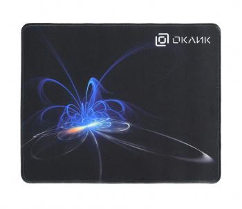 Коврик для мыши Oklick OK-FP0350 (M) черный, ткань, 350х280х2мм