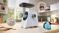 Мясорубка Bosch MFWS420W,  белый