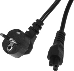 Кабель AdAC IEC C5 IEC 320 C5 CEE 7/7 1.8м черный (20212111)