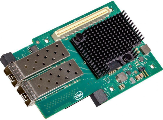 Сетевая карта Intel® Ethernet Network Adapter X710-DA2 for OCP 2.0, Dual SFP+ Ports, 10 GBit/s, OCP 2.0 PCI-E x8 v3 , VMDq, PCI-SIG* SR-IOV Capable, iSCSI,NFS X710DA2OCP1