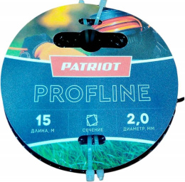 Леска для садовых триммеров PATRIOT Profline,  2.0мм, 15м [805402201]