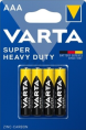 Батарейка Varta Super Heavy Duty 2003 AAA BL4 напряжение: 1.5 В