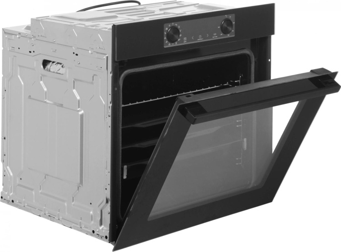 Духовой шкаф электрический Gorenje BPS6737E14BG,  77л,  дверца с 4 стеклами,  черный