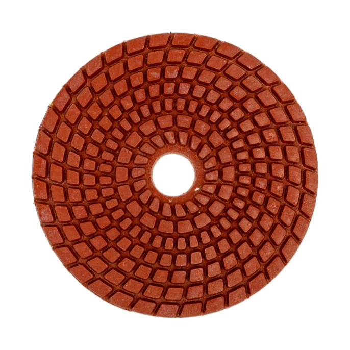 Круг алмазный гибкий шлифовальный АГШК (100 мм; Р400; с водой) BOHRER 55110040