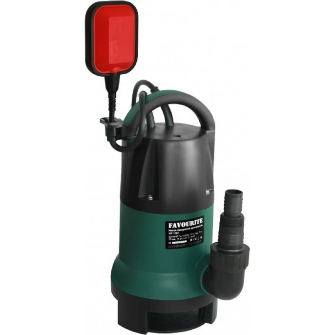 Погружной дренажный насос для грязной воды FAVOURITE WP 1200Вт, 17м3/ч, 7м 129201200