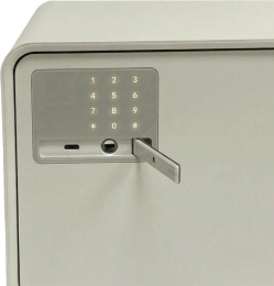 Сейф мебельный LockSworth VS4523-WH взломостойкий встраиваемый 200x310x200мм электронный/ключевой