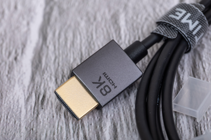 Кабель CABLETIME CH14L (CT-SHD8K-AG2) 2 м, 8K SLIM HDMI 2.1, позолоченный, 8K/60 Гц, черный