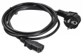 Кабель питания Buro BU-PCAB-1.8-16A,  IEC C13 -  Евровилка,  1.8м