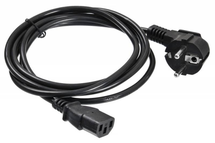 Кабель питания Buro BU-PCAB-1.8-16A,  IEC C13 -  Евровилка,  1.8м