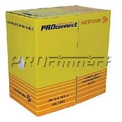 Кабель информационный PROconnect 01-0154 кат.5E FTP 4 пары 24AWG PE внешний 305м черный