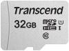 Карта памяти microSDHC UHS-I U1 Transcend 32 ГБ, 100 МБ/с, Class 10, TS32GUSD300S, 1 шт., без адаптера