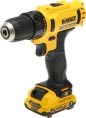 Дрель-шуруповерт DeWALT DCD710D2-QW, 2Ач,  с двумя аккумуляторами