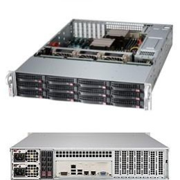 Корпус SuperMicro CSE-826BE1C4-R1K23LPB 2U, Black 8xHotSwap 3.5" SAS/SATA, 4xHotSwap 3.5" SAS/SATA/NVME ATX 1200W HS 2U RM