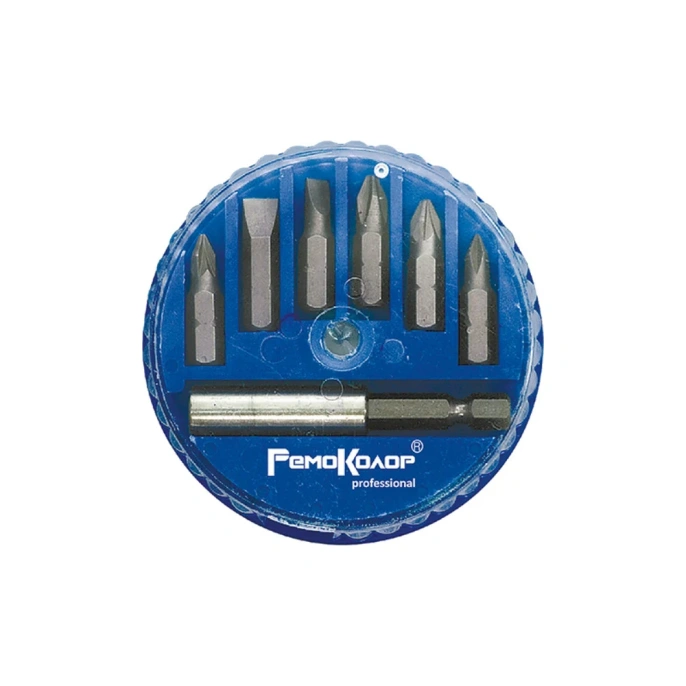 Набор бит с магнитным адаптером 7 предметов РемоКолор 33-2-700