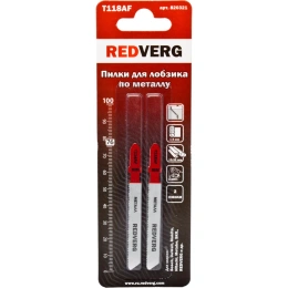 Пилка для лобзика по стали T118AF чистый рез, BIM 2 шт. REDVERG 6623561