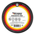 Изолента KRANZ KR-09-2106, ширина 15мм, 25м, черный