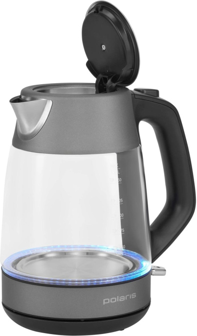 Чайник электрический Polaris PWK 1760CGL 1.7л. 2150Вт шампань/черный корпус: стекло/металл