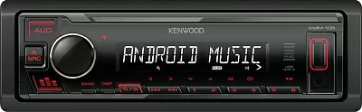 Автомагнитола Kenwood KMM-105RY 1DIN 4x50Вт