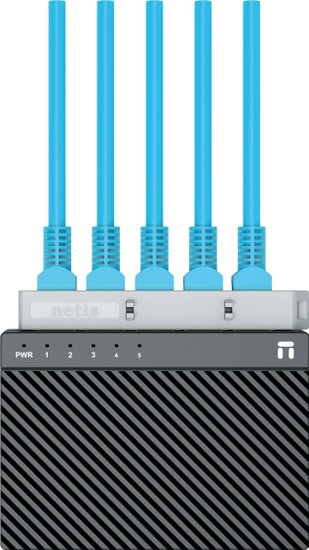 Неуправляемый коммутатор Netis ST3105C настольный/настенный, 5x100Mbit