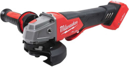 Угловая шлифмашина Milwaukee M18 ONEFSAG125XPDB-0X FUEL 4933478434 диаметр диска: 125 мм, 8500 об/мин холостого хода, питание: аккумулятор 18 В, быстросъемный защитный кожух, зажим для защиты от порезов, боковая рукоятка AVS, фланец, фланцевая гайка, г