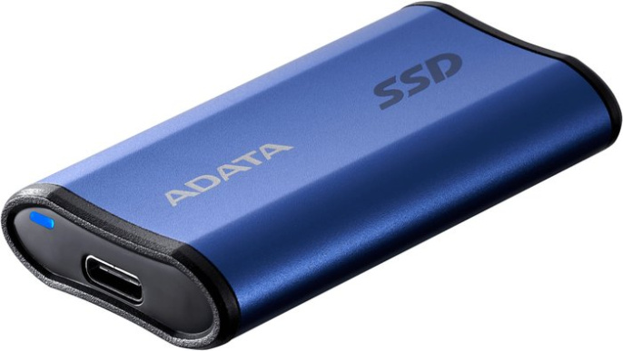 Внешний накопитель SSD USB3.2 ADATA 500GB Elite SE880 AELI-SE880-500GCBU, USB 3.2 Gen2 Type-C, up to R/W 2000/2000 MB/s, 64.8x35x12.5mm, Blue