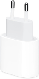 Сетевое зарядное устройство Apple A2347,  USB-C, 20Вт, 2.2A, белый [muvv3zm/a]