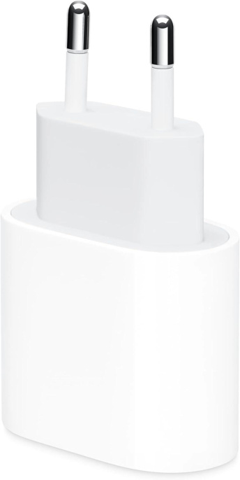 Сетевое зарядное устройство Apple A2347,  USB-C, 20Вт, 2.2A, белый [muvv3zm/a]