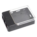 Корпус ACD RA147  Acrylic Case w/ 3.5 inch LCD hole for Raspberry Pi 3 B (вместо верхней крышки - отверстие для LCD дисплея) (494248)
